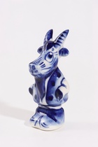 Фигурка фарфоровая «Козлик Федя», 8×4×4 см (2 шт) - фото 809781661