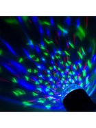 УЦЕНКА Световой прибор «Хрустальный шар» 7.5 см, свечение RGB, 220 В, чёрный - Фото 2