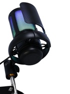 Микрофон конденсаторный для ПК, USB, пантограф, поп-фильтр, подсветка, шумоподавление, чёрный - Фото 7
