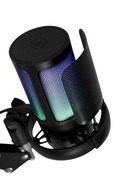 Микрофон конденсаторный для ПК, USB, пантограф, поп-фильтр, подсветка, шумоподавление, чёрный - Фото 8