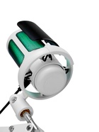 Микрофон конденсаторный для ПК, USB, пантограф, поп-фильтр, подсветка, шумоподавление, белый - Фото 7