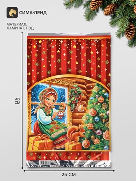 Пакет подарочный «Мастерица», 25×40 см (100 шт)