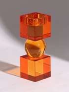 Подсвечник хрустальный «Хайли», 4.8×4.8×13.8 см, янтарный - Фото 4