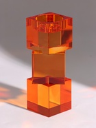 Подсвечник хрустальный «Хайли», 7×7×14.8 см, янтарный - Фото 4