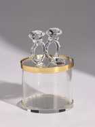 Шкатулка стеклянная «Кольца», 5.2×5.2×8 см - фото 809783681