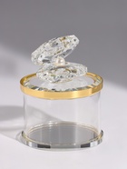 Шкатулка стеклянная «Ракушка с жемчугом», 6.3×6.3×8.3 см - фото 809783693