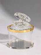 Шкатулка стеклянная «Ракушка с жемчугом», 6.3×6.3×8.3 см - фото 809783694