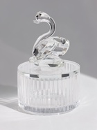 Шкатулка стеклянная «Лебедь», 6.5×6.5×10.5 см - фото 809783722