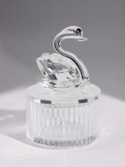 Шкатулка стеклянная «Лебедь», 6.5×6.5×10.5 см - фото 809783724