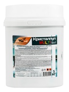 Средство дезинфицирующее Кристалпул Multi 5 в 1 для бассейнов, таблетки 200 г, ведро 5 кг - Фото 2