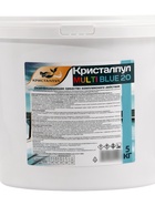 Средство дезинфицирующее Кристалпул MULTI BLUE 5 в 1 для бассейнов, таблетки 20 г, ведро 5 кг - Фото 2