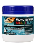 Средство дезинфицирующее Кристалпул MULTI BLUE 5 в 1 для бассейнов, таблетки 200 г, банка 0.6 кг - фото 809784073