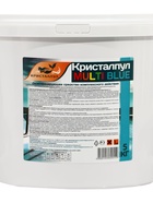 Средство дезинфицирующее Кристалпул MULTI BLUE 5 в 1 для бассейнов, таблетки 200 г, ведро 5 кг - Фото 2