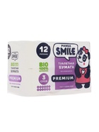 Туалетная бумага SMILE со втулкой, классика, 3 слоя, 12 рулонов - Фото 1