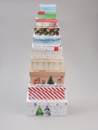 Набор коробок 10 в 1 "С Новым Годом", 30 х 19 х 11,5 - 12 х 6,5 х 4 см - фото 809784842