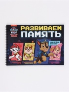 Книга с наклейками "Развиваем память" А4, 48 стр. - фото 809784875