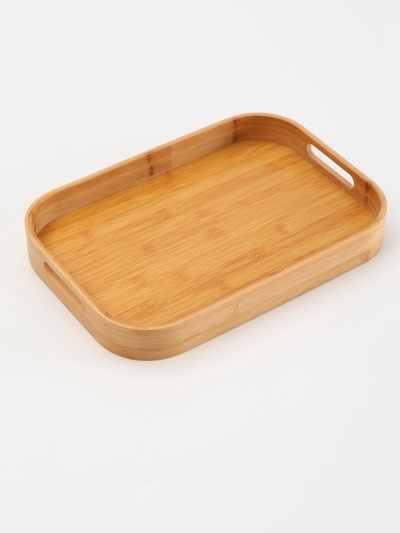 УЦЕНКА Поднос «Striata» бамбук 40×28×4.5 см