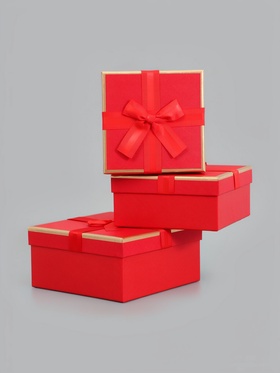 Набор подарочных коробок 3 в 1, 19×19×9.5 см, 17×17×8 см, 15×15×6.5 см