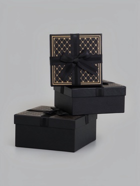 Набор подарочных коробок 3 в 1, 19×19×9.5 см, 17×17×8 см, 15×15×6.5 см