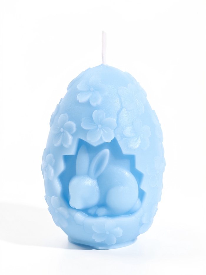 Свеча пасхальная «Кролик», 100 г, 5.5×5.5×7 см