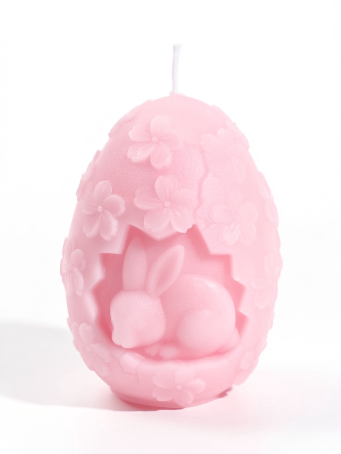 Свеча пасхальная «Кролик», 100 г, 5.5×5.5×7 см