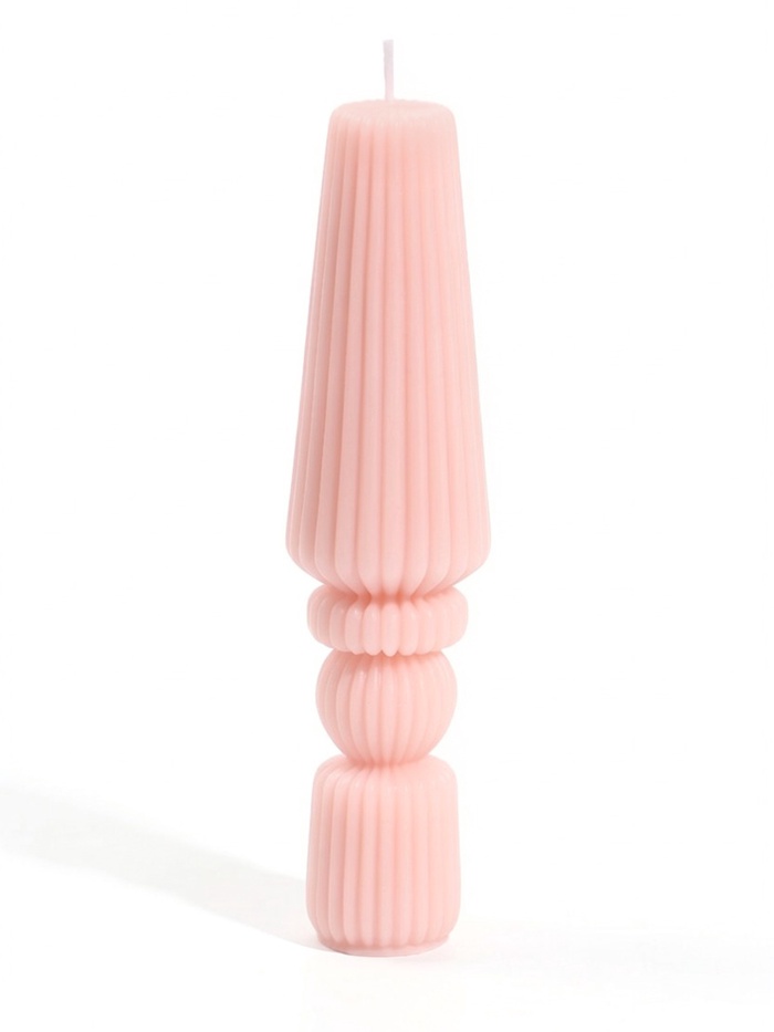 Свеча интерьерная «Аристократические контуры», 150 г, 4.5×4.5×19 см