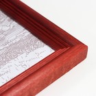 Фоторамка для фото 30×40 см Brawley, сосна, (пластиковый экран), красный - Фото 3
