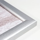 Фоторамка для фото 30×40 см Samoa, сосна, (пластиковый экран), серебро - Фото 3