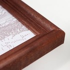 Фоторамка для фото 30×40 см Brawley, сосна, (пластиковый экран), махагон - Фото 2