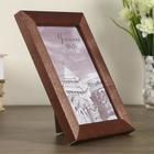 Фоторамка сосна с24 коричневая 10х15 см (пластиковый экран) - Фото 2