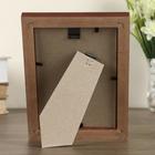 Фоторамка сосна с24 коричневая 10х15 см (пластиковый экран) - Фото 4