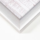 Фоторамка для фото 21×30 см Samoa, сосна, (пластиковый экран), серебро - Фото 2