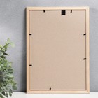 Фоторамка для фото 21×30 см Samoa, сосна, (пластиковый экран), серебро - Фото 3