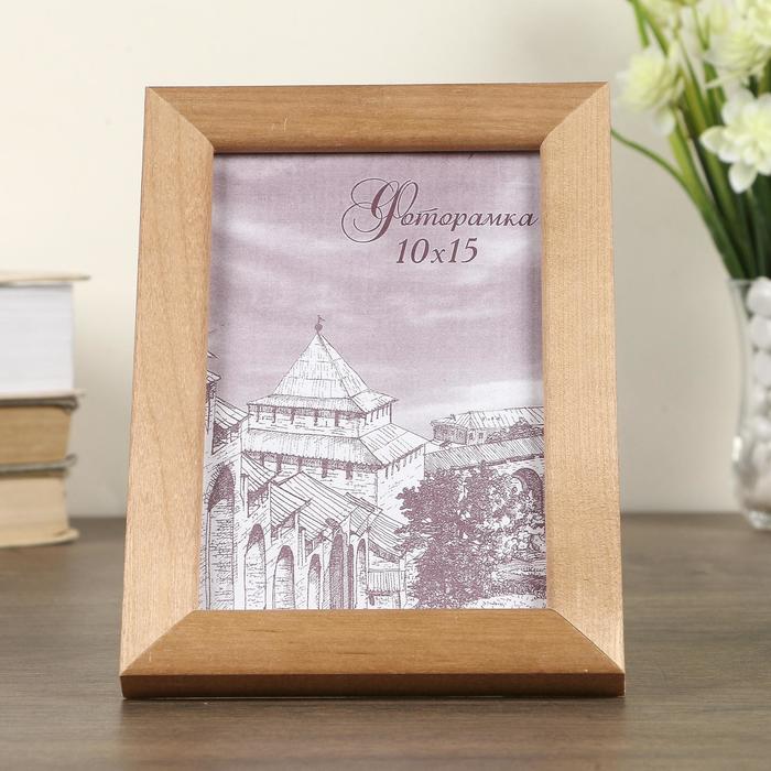 Фоторамка для фото 10×15 см Bridgeport, сосна, (пластиковый экран), дуб - Фото 1