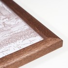 Фоторамка для фото 30×40 см Samoa, сосна, (пластиковый экран), орех - Фото 4