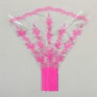 Пакет для цветов рюмка "Стефани. Новая Мелодия" розовый микс, 30 мкм 56/60/12 - Фото 3