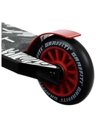 УЦЕНКА Самокат трюковой GRAFFITI Clever 24, колёса PU 100 мм, резьбовая компрессия, ABEC 9 Chrom, красный - Фото 8