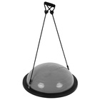 УЦЕНКА Полусфера BOSU гимнастическая ONLYTOP, с насосом, 58×25 см, серая - Фото 11