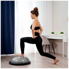 УЦЕНКА Полусфера BOSU гимнастическая ONLYTOP, с насосом, 58×25 см, серая - Фото 8