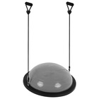 УЦЕНКА Полусфера BOSU гимнастическая ONLYTOP, с насосом, 58×25 см, серая - Фото 10