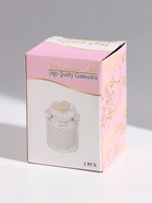 Шкатулка стекло "Золотая ёлочка" 6,6х6,6х10,5 см - фото 809786184