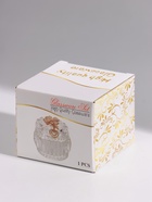 Шкатулка стекло, металл "Золотая бабочка" 7,5х7,5х6,7 см - фото 809786199
