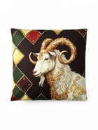 Подушка декоративная Этель "Golden horns" 40х40 см, велюр, п/э 100% - фото 809786212