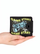 Кошелёк детский маленький Game, 2 отделения, на кнопке, 11×1×9.5 см, чёрный - Фото 2
