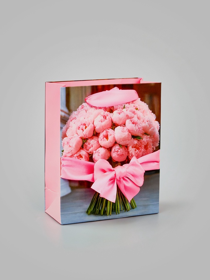 Пакет подарочный «Прекрасной тебе. Цветы», 12×15×5.5 см - Фото 1