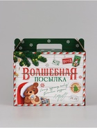 Коробка складная «Волшебная посылка», 33,7 х 25,7 х 7,9 см - фото 809787379