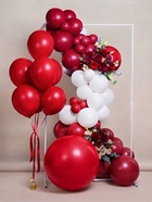 Воздушный шар латексный 36" «Бургундия», 1 штука - Фото 2