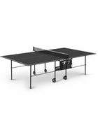 Стол теннисный Start line Olympic, 274×152.5×76 см, с чехлом для аксессуаров, складной, чёрный - Фото 1