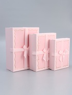 УЦЕНКА Набор коробок 3 в 1 прямоугольные 33.5×25×11.5 29×21×9 24.5×17×6.5 см - Фото 2
