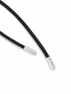 Пояс шнурок, серебристая пряжка, 230 см, чёрный - Фото 5